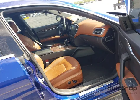 2018 Maserati Ghibli S z USA, uszkodzony, nr VIN ZAM57YSA7J1293246